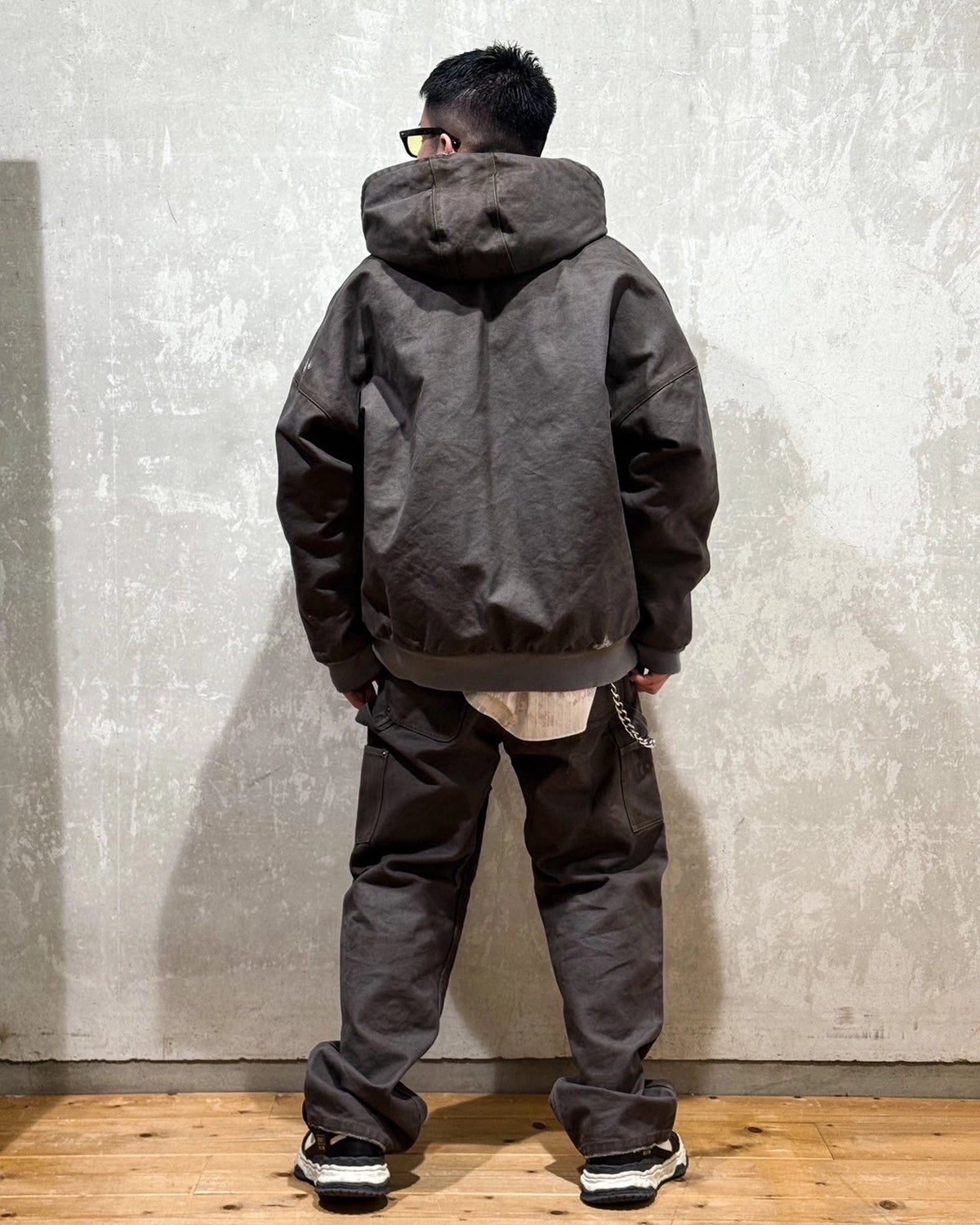 KAMIYA / BORO Duck Zip Parka (G14BL033)