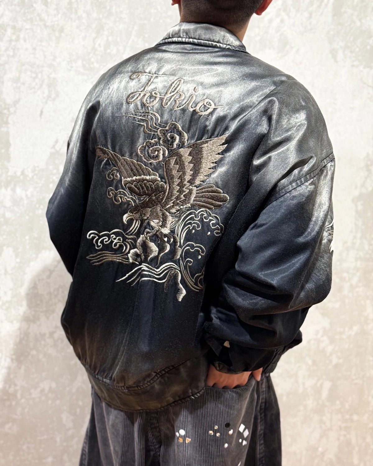 Maison MIHARA YASUHIRO / Collared Souvenir Jacket (J15BL142)
