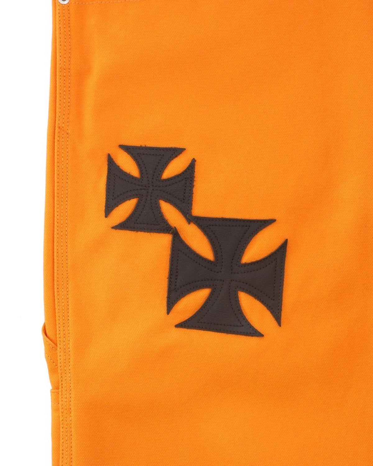 mindseeker × DICKIES / Iron Cross Patch Flare Pants -ORANGE- (MSD-261-001)