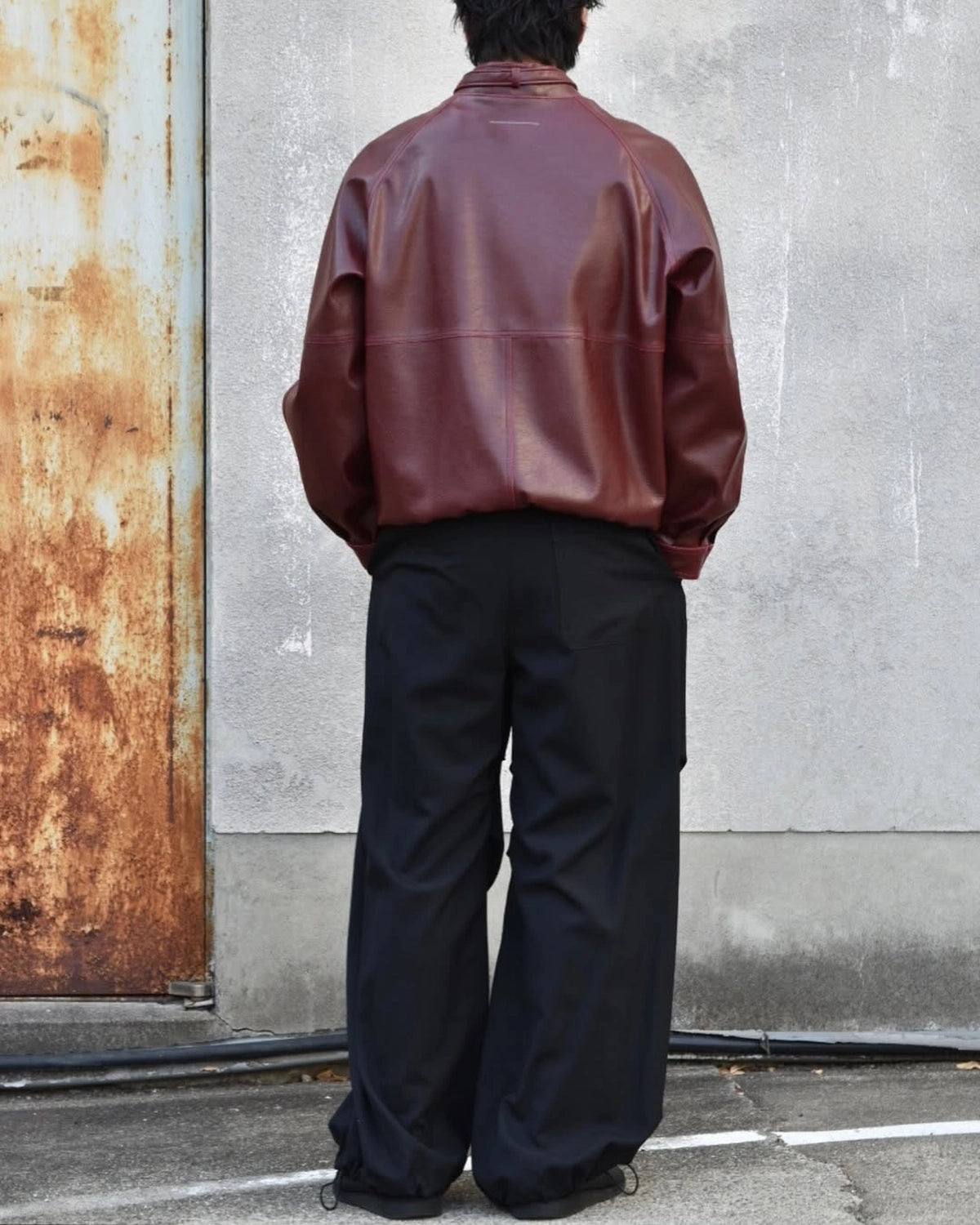 MM6 / FAKE LEATHER JACKET (SH2AM0023M35455)