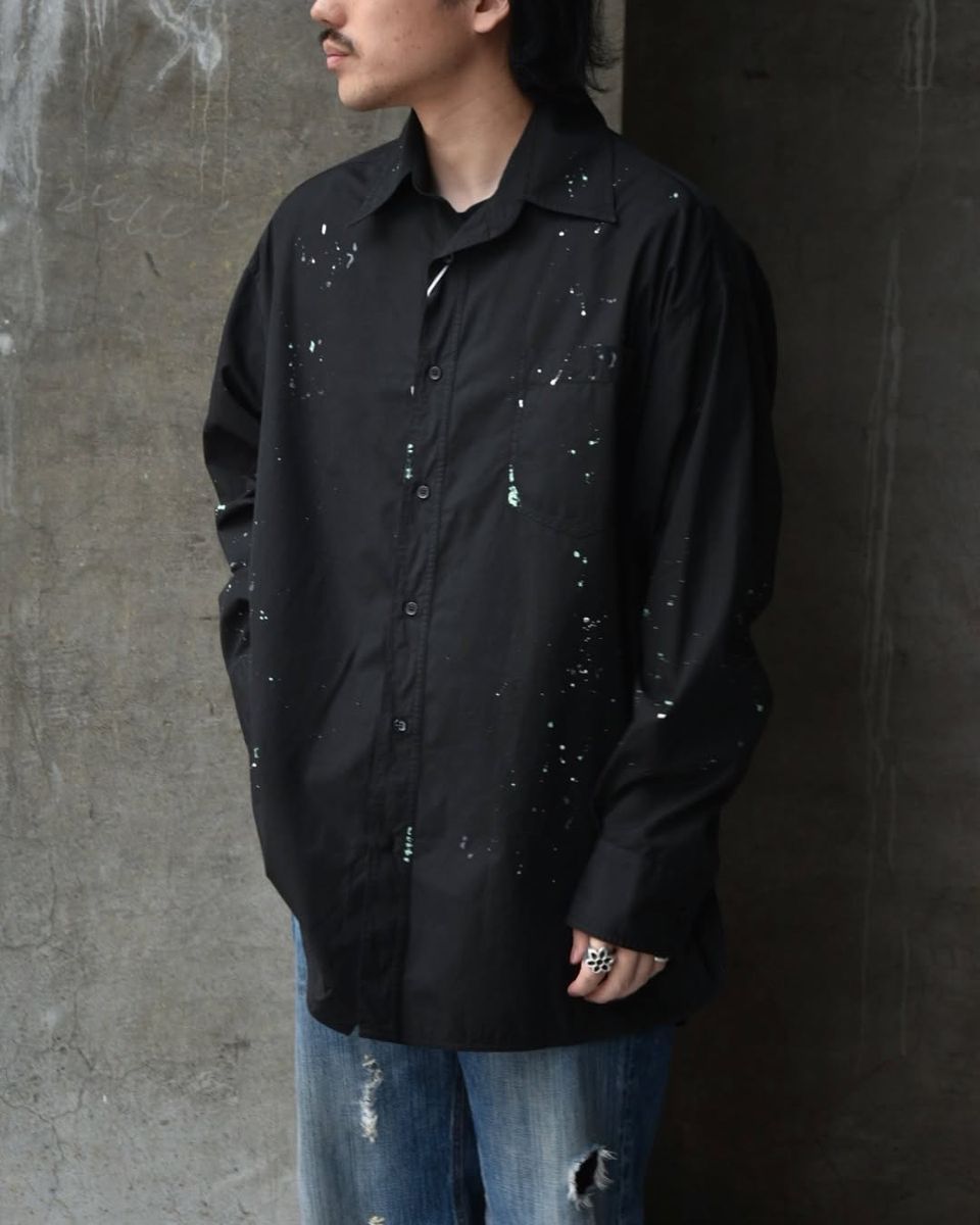 MM6 / ペイント レジデュ シャツ (SH2DT0022M35458)