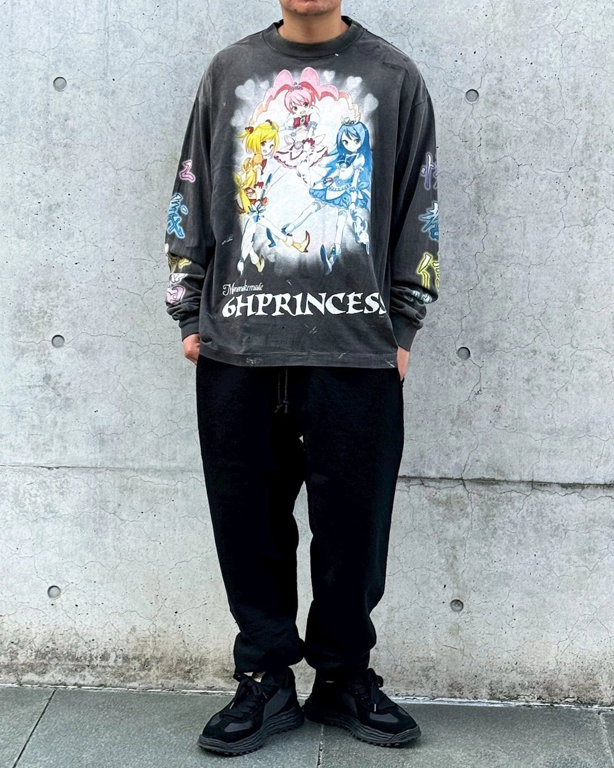 mononoke・made / L/S T-SHIRT_SUPERFLAT (MT-MK8-0000-008)