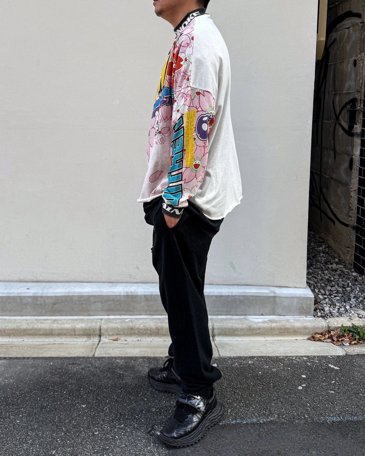 mononoke・made / L/S T-SHIRT WIDE / SAKURA (MT-MK8-0000-009)