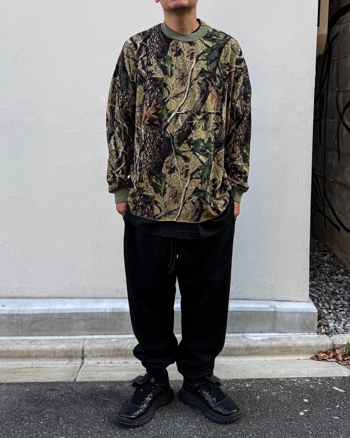 mononoke・made / L/S T-SHIRT WIDE / CAMO (MT-MK8-0000-010)