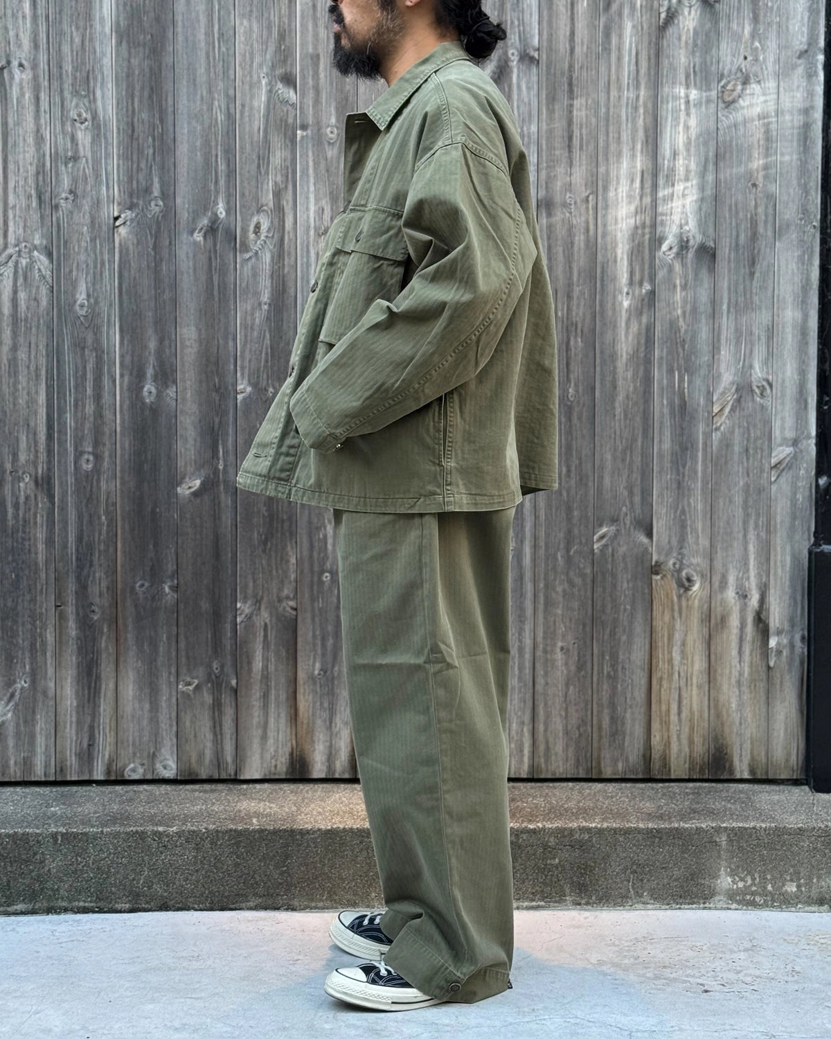 N.HOOLYWOOD TEST PRODUCT EXCHANGE SERVICE / HERRINGBONE TWILL JACKET (9262-BL06-008)