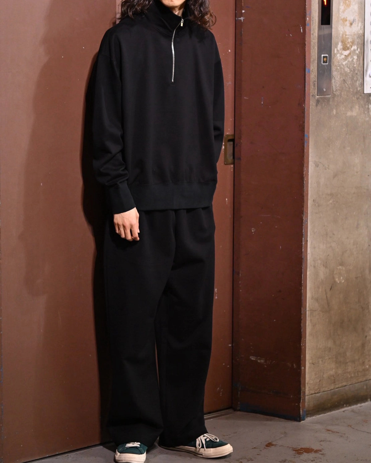 N.HOOLYWOOD COMPILE / HALF ZIP SWEATSHIRT (2262-CS07-021)