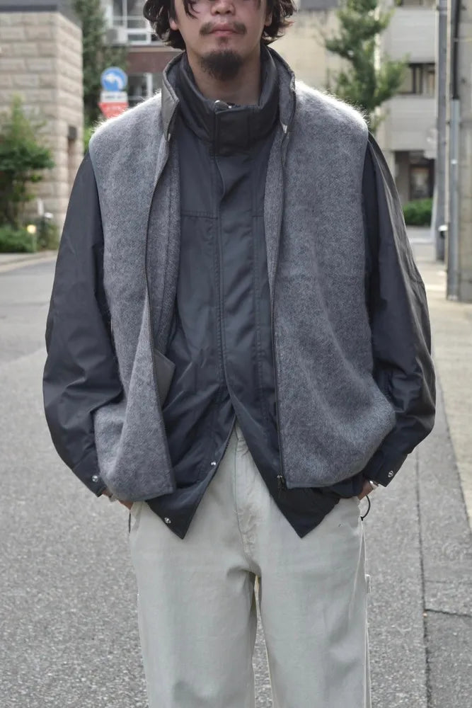 nanamica / Zip-Up Mohair Vest ( S24FN030)