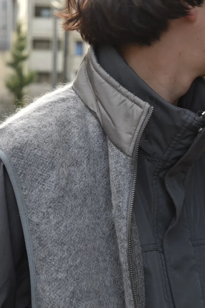 nanamica / Zip-Up Mohair Vest ( S24FN030)