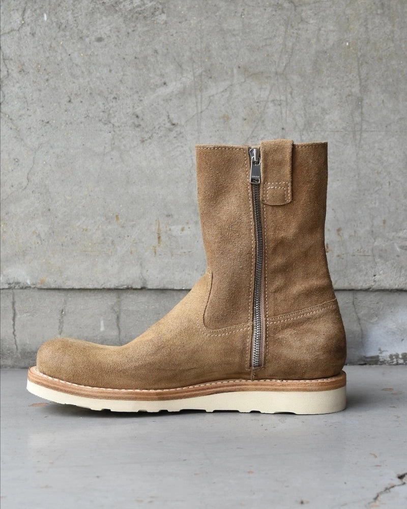 WORKER ZIP UP BOOTS COW LEATHER 定価9万円 WORKER ZIP UP BOOTS COW LEATHER 定価9万円