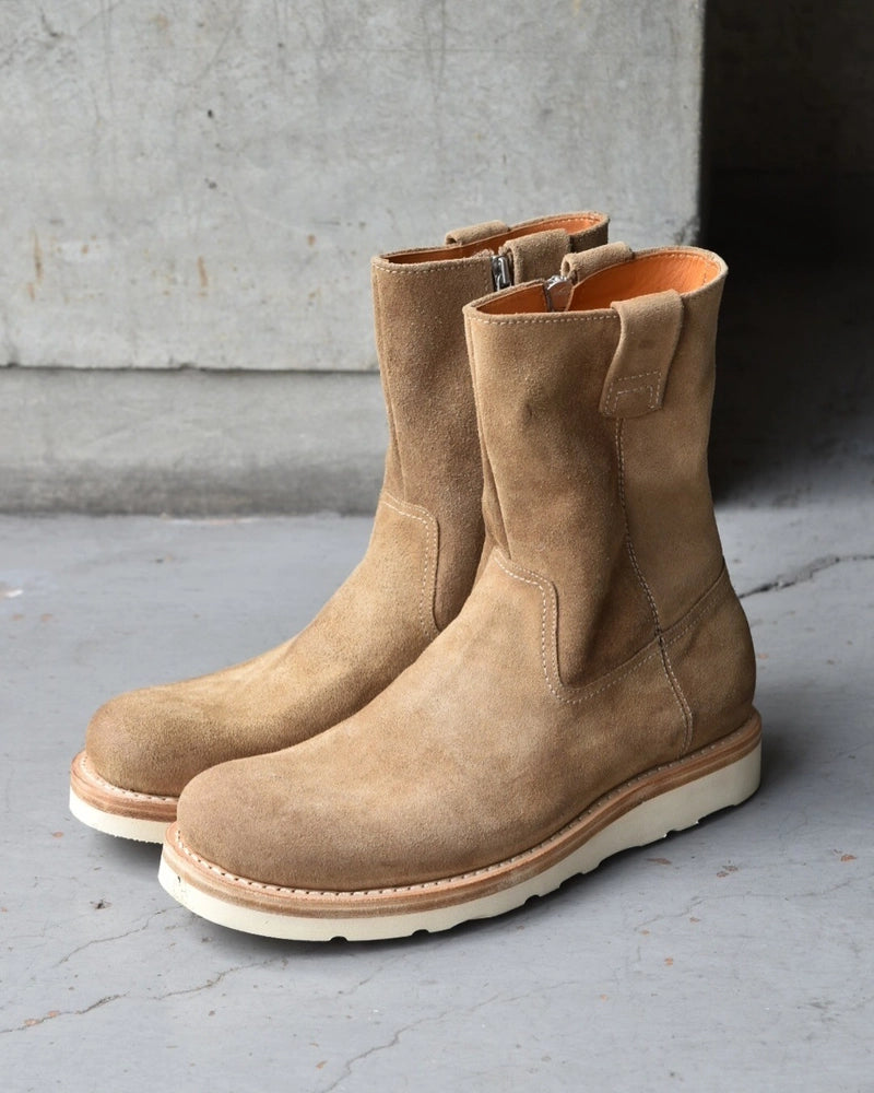 NONNATIVE / WORKER ZIP UP BOOTS COW LEATHER (NN-F4503)