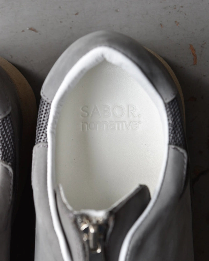 NONNATIVE / DWELLER JOG TRAINER COW LEATHER by SABOR (NN-F4502)