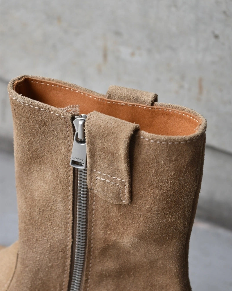 NONNATIVE / WORKER ZIP UP BOOTS COW LEATHER (NN-F4503)