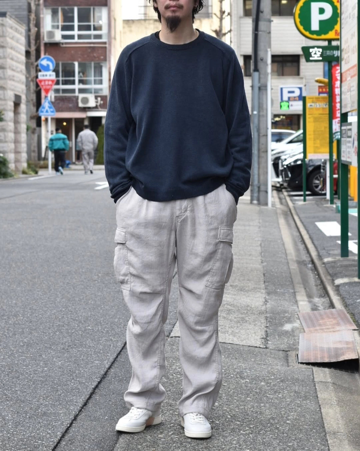 NONNATIVE / DWELLER SWEATER COTTON YARN (NN-K4601)