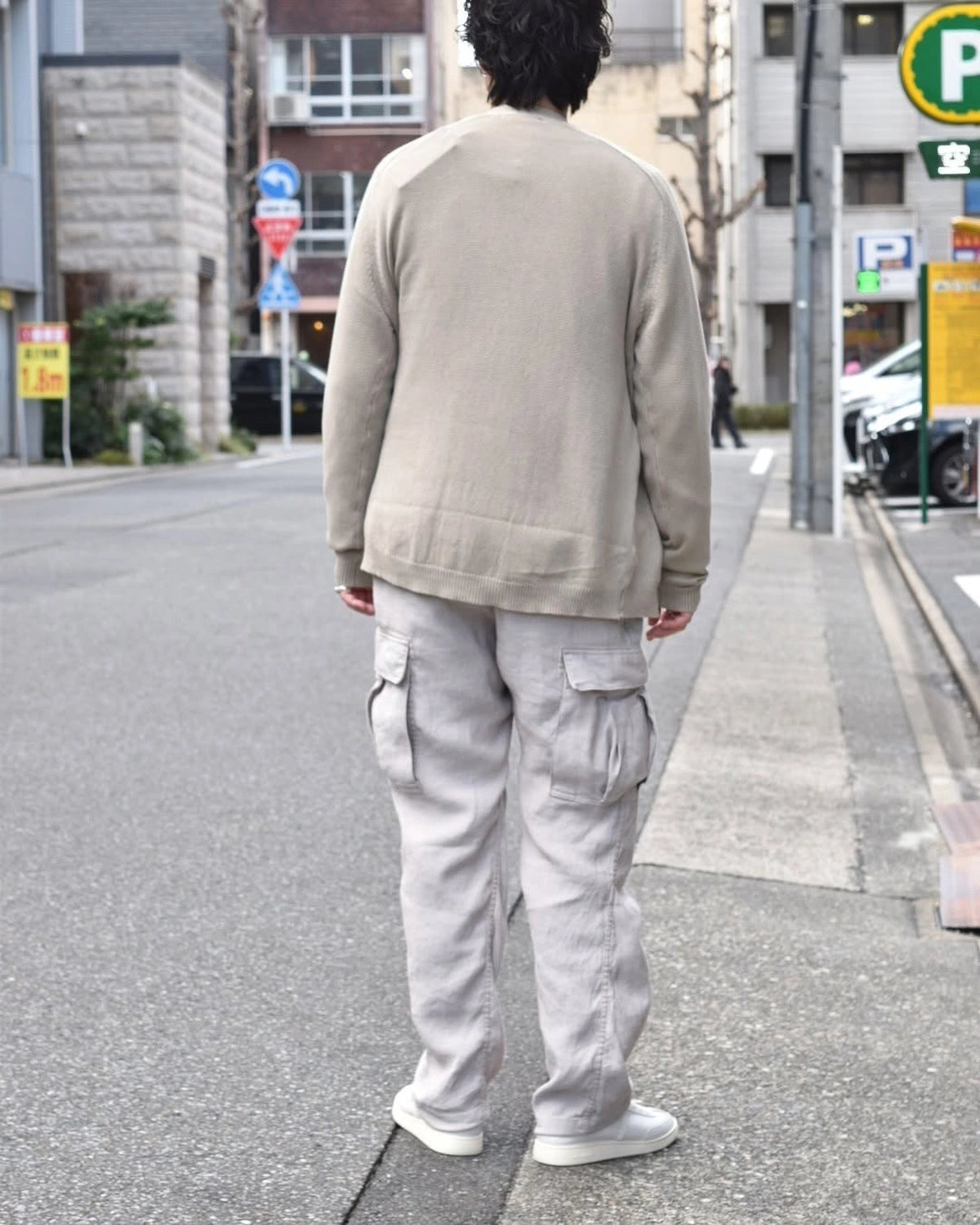 NONNATIVE / DWELLER CARDIGAN COTTON YARN (NN-K4602)