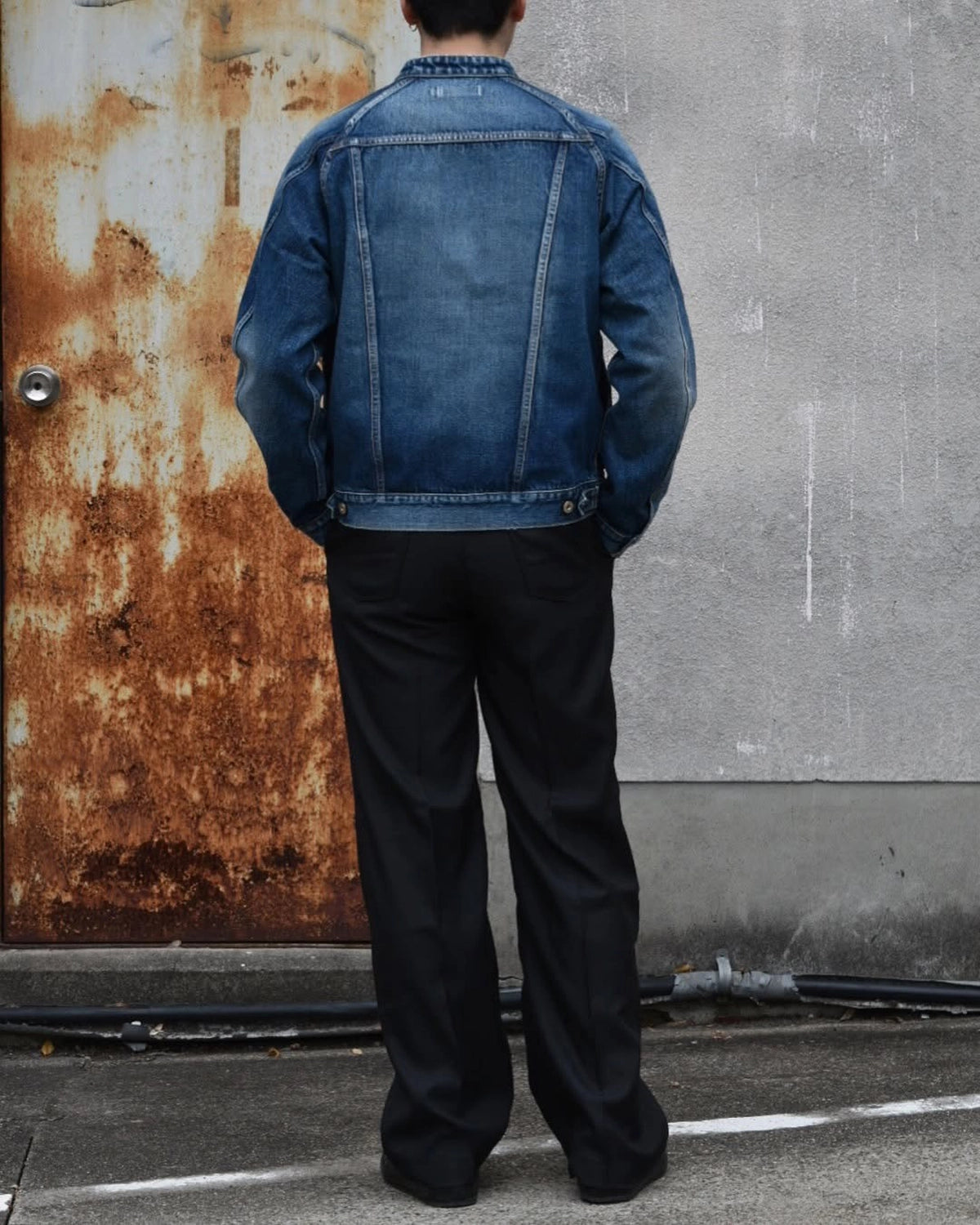 NONNATIVE / TRUCKER BLOUSON COTTON 13.5oz SELVEDGE DENIM VW (NN-J4602)