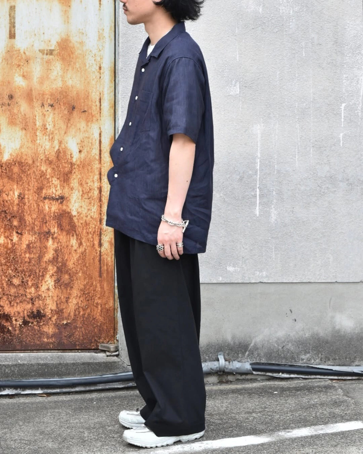 NONNATIVE / VOYAGER S/S SHIRT LINEN OXFORD (NN-S4618)