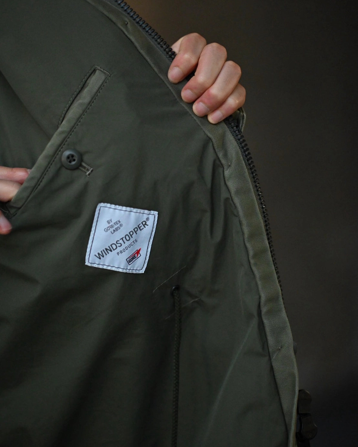 NONNATIVE / TROOPER JACKET COTTON BACK SATIN VW WITH WINDSTOPPER
