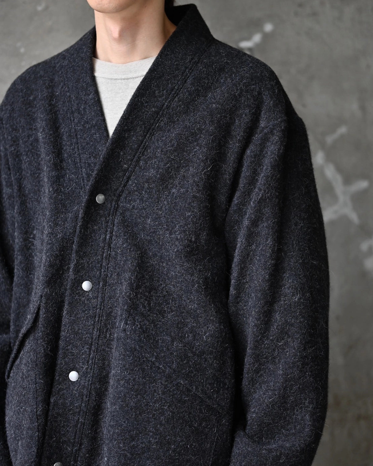 POLYPLOID / SNAP BUTTON BLOUSON B (B-2-008-001)