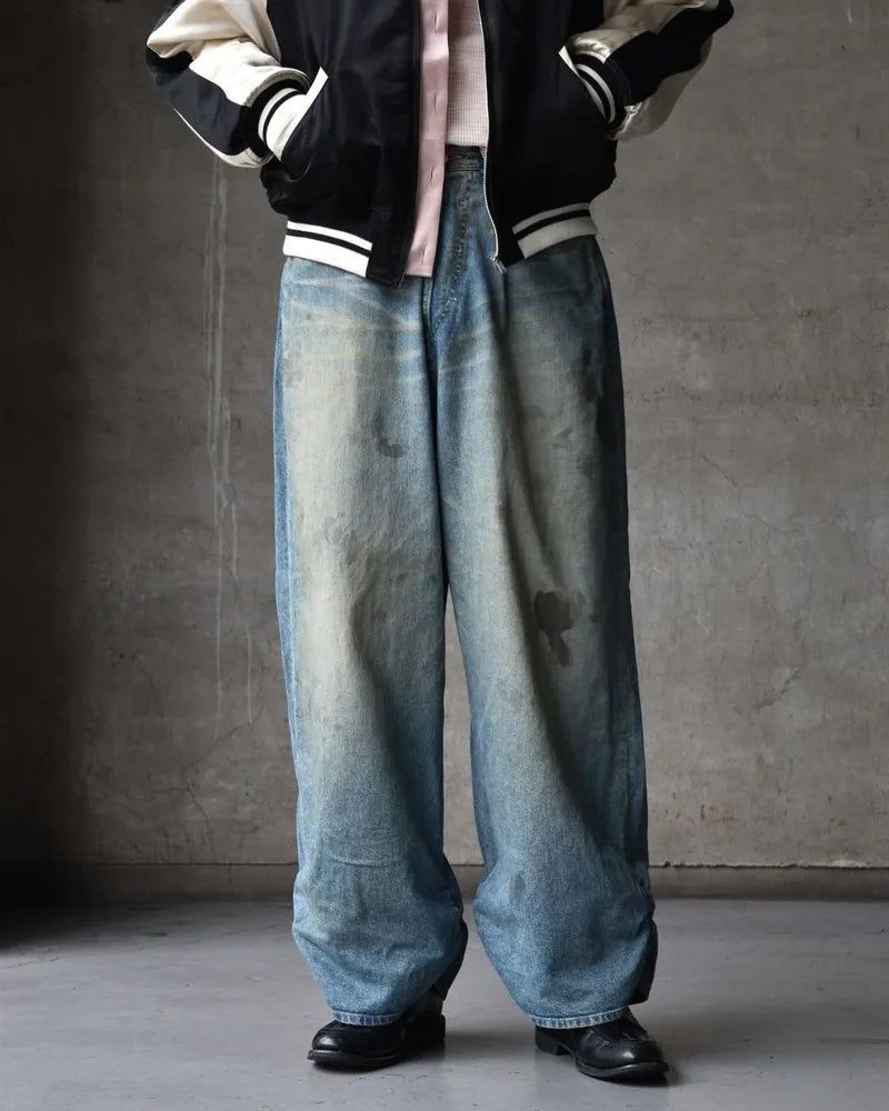 refomed / FRESH MAN DENIM WIDE PANTS ”USED” (RERT-026U)