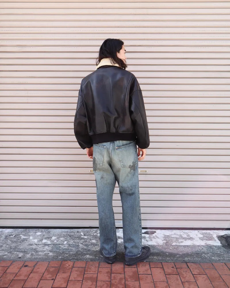 refomed / RIGHT HANDED DENIM PANTS "USED" (RERT-027U)