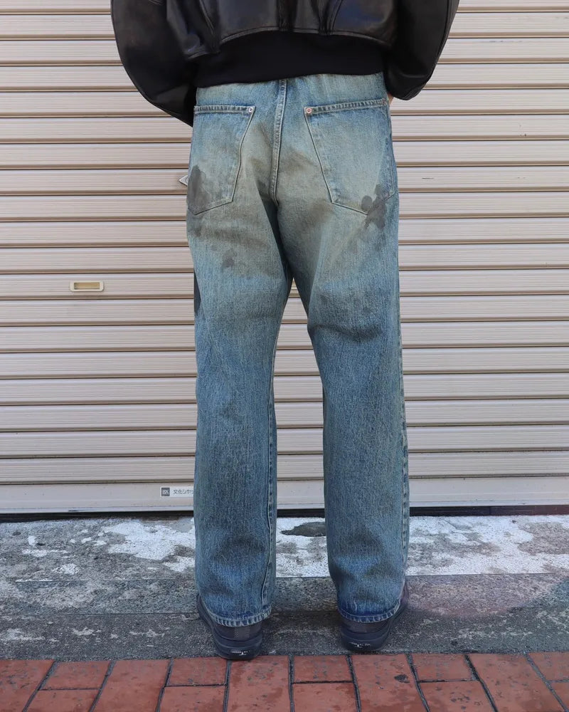 refomed / RIGHT HANDED DENIM PANTS "USED" (RERT-027U)