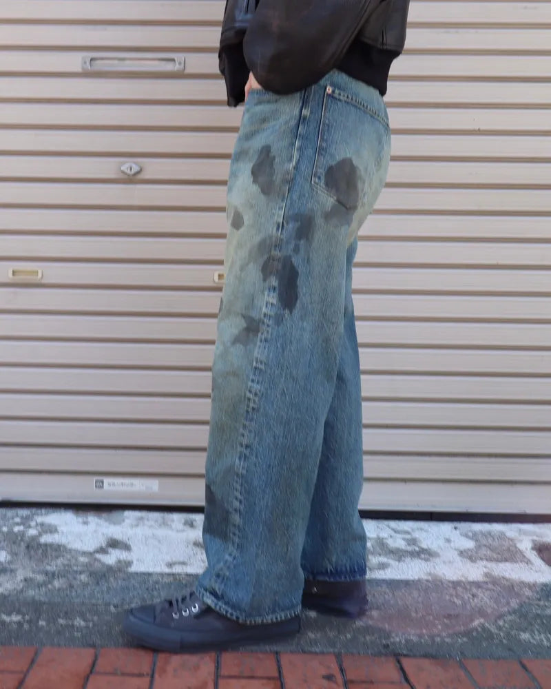 refomed / RIGHT HANDED DENIM PANTS "USED" (RERT-027U)