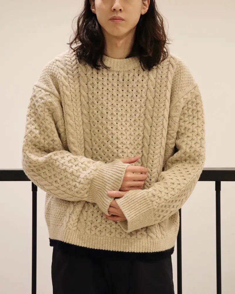 refomed / ”GUNTE” KNIT SWEATER (REKN-008)