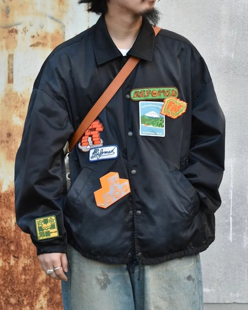 refomed / × FAF  DIYed COACH JACKET (FR-001)