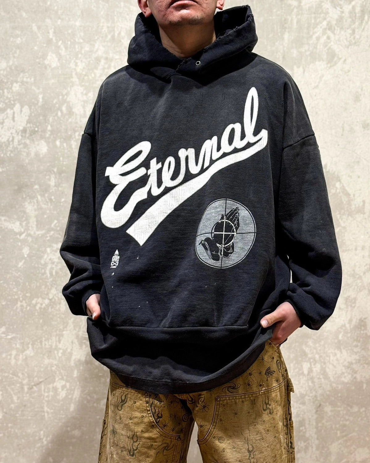 セントマイケル fear of god パーカー SAINT M×××××× (セントマイケル) × FEAR OF GOD / FG_HOODIE