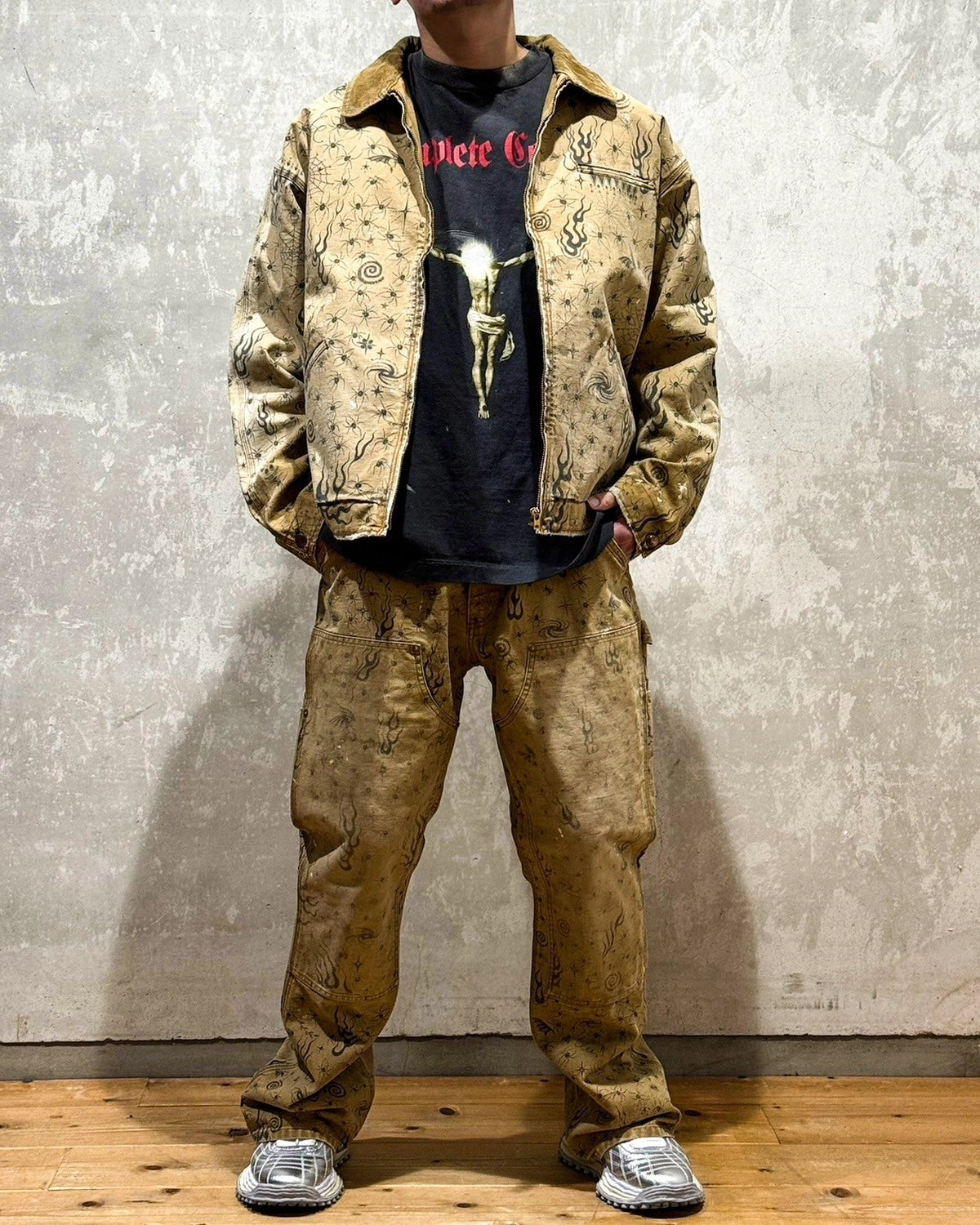 SAINT M×××××× (セントマイケル) × Dr.Woo / DW_DBL KNEE PANTS