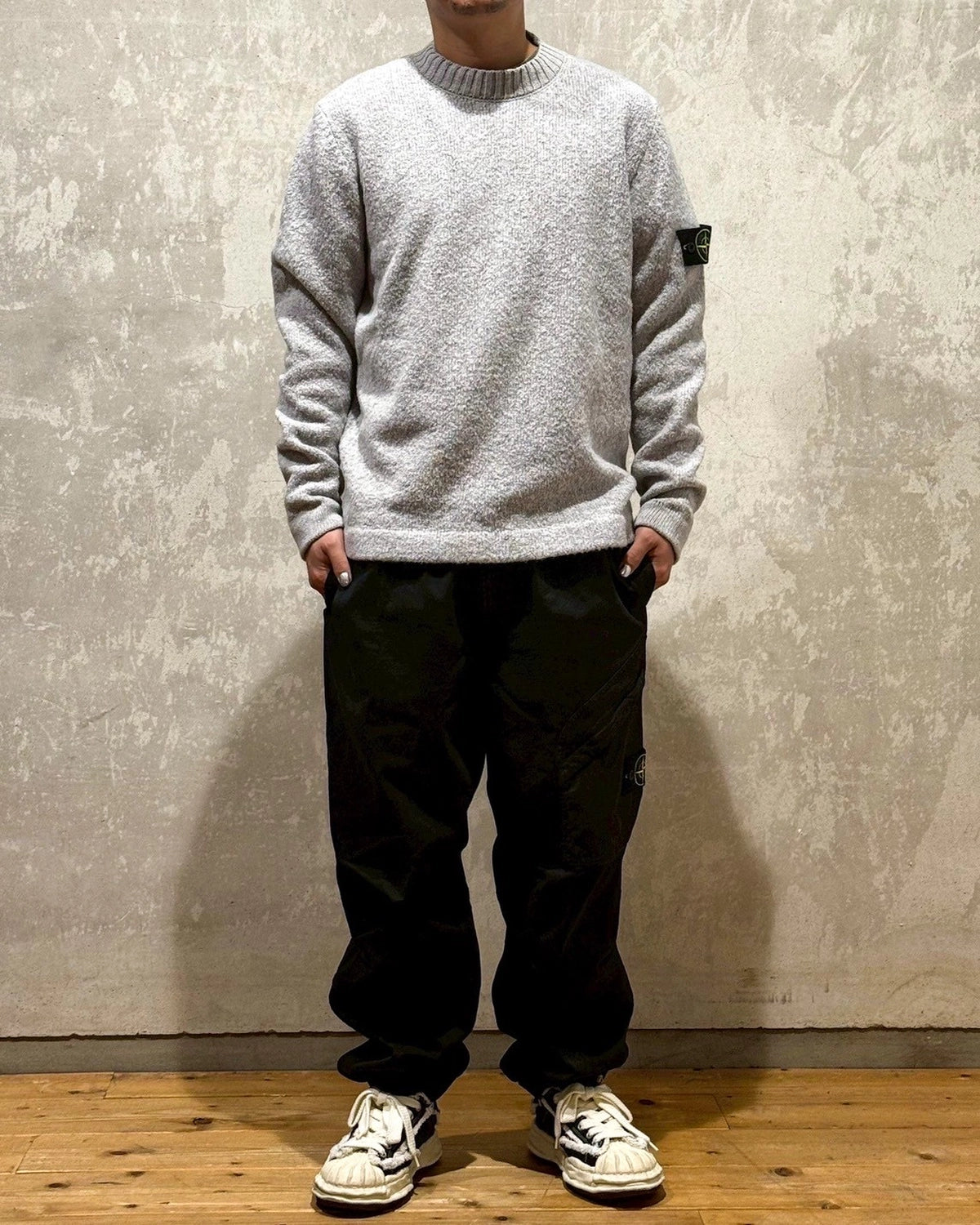 STONE ISLAND / STRETCH ORGANIC BROKEN TWILL COTTON 'OLD' EFFECT (K2S153100036)