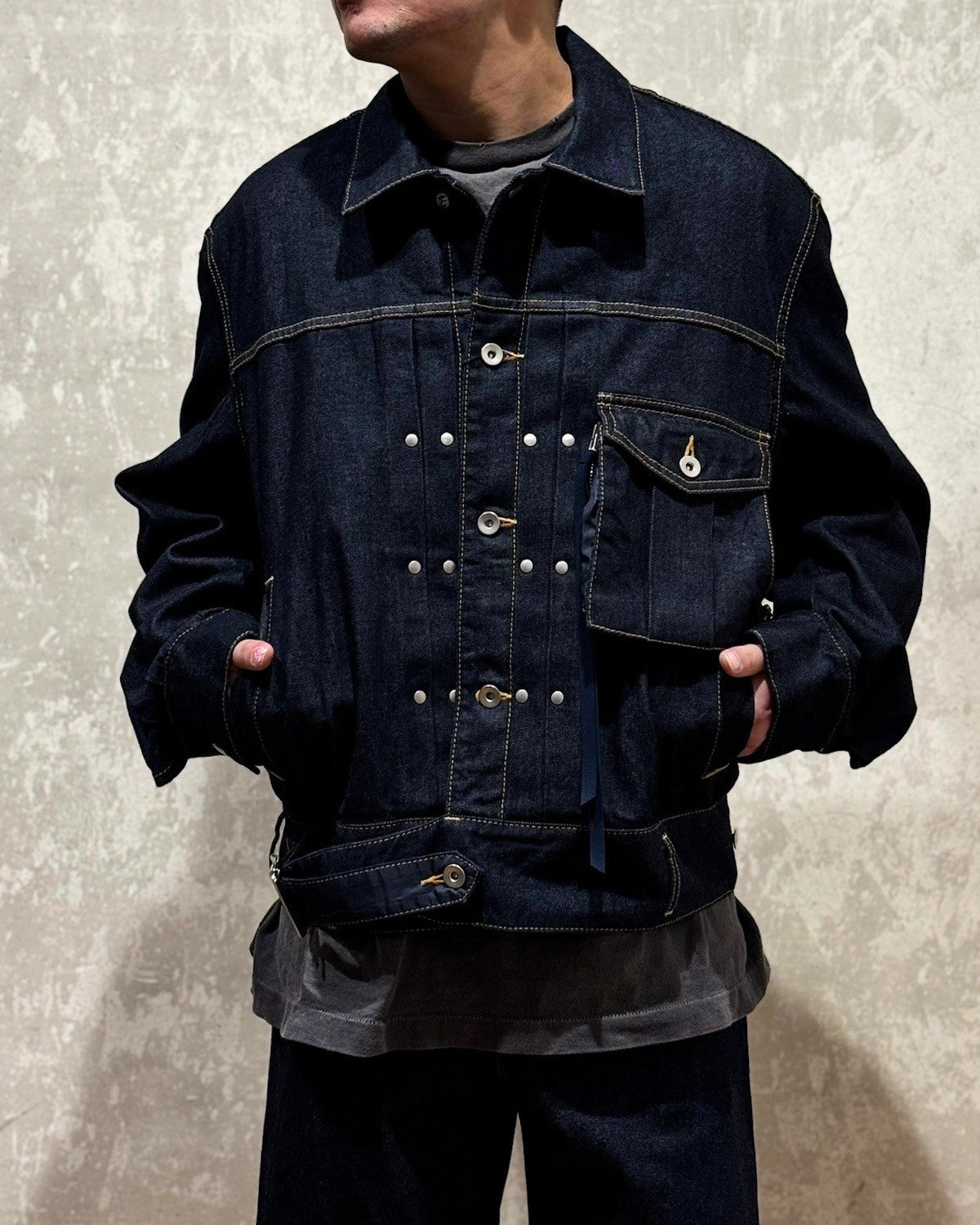 Tamme / BD. DENIM JACKET x JAPAN DENIM BLACK (25S0228)