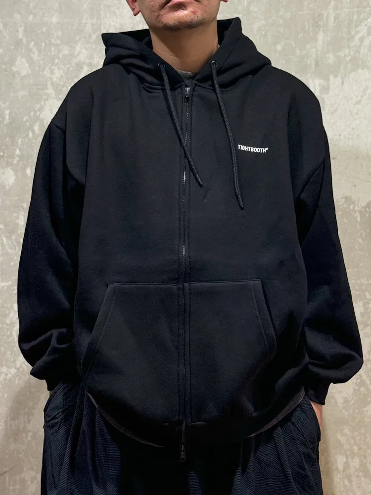 TIGHTBOOTH / LOGO ZIP HOODED SWEAT SHIRT (00008731)