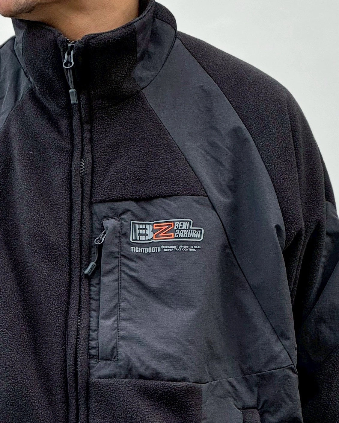 TIGHTBOOTH × 紅桜 / NYLON PANEL FLEECE JKT (20TH-JK02)