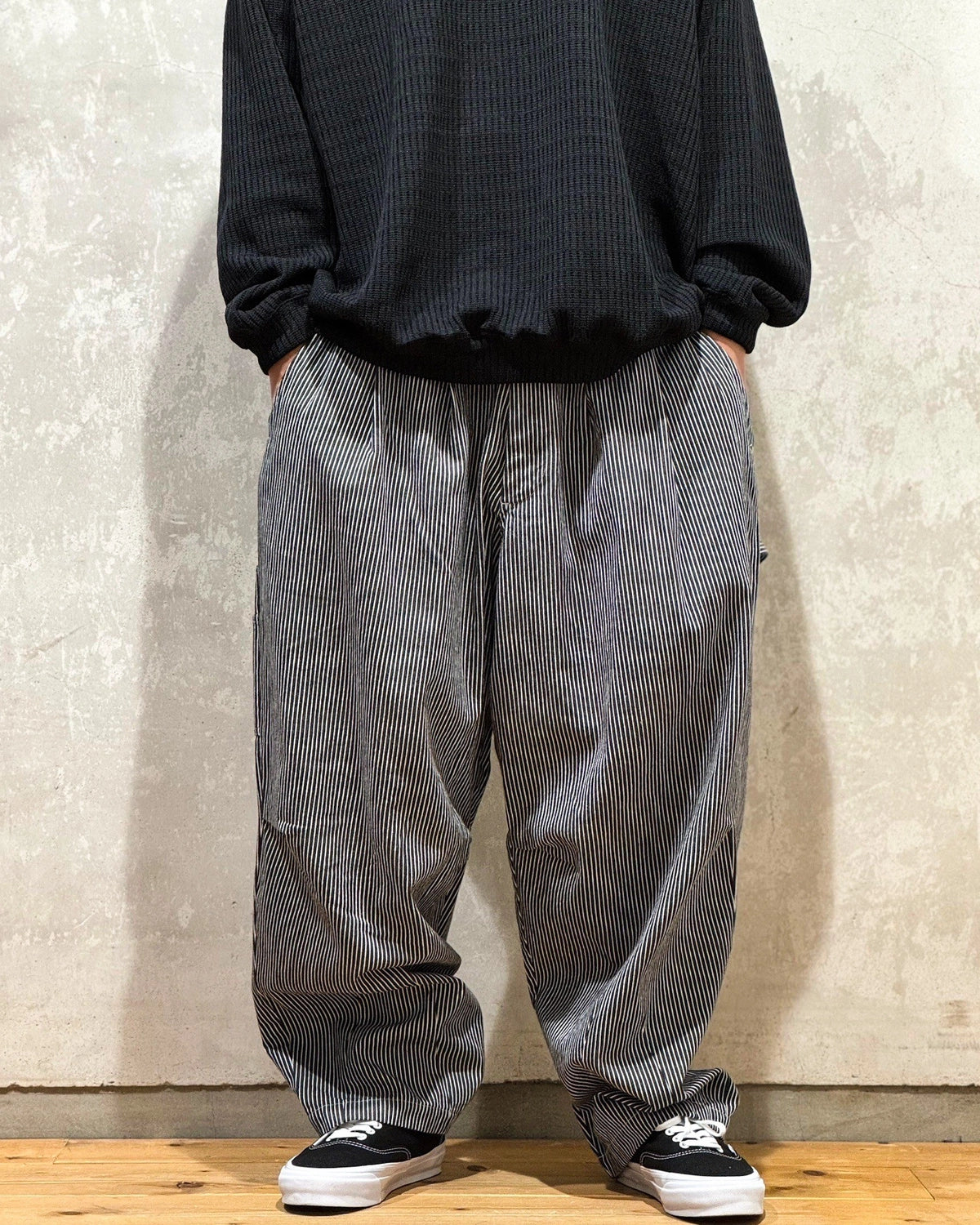 TIGHTBOOTH / HICKORY PAINTER BALLOON PANTS (SS25-B09)