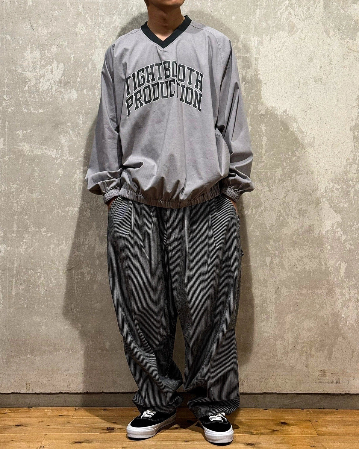 TIGHTBOOTH / COLLEGE WIND SHIRT (SS25-JK06)