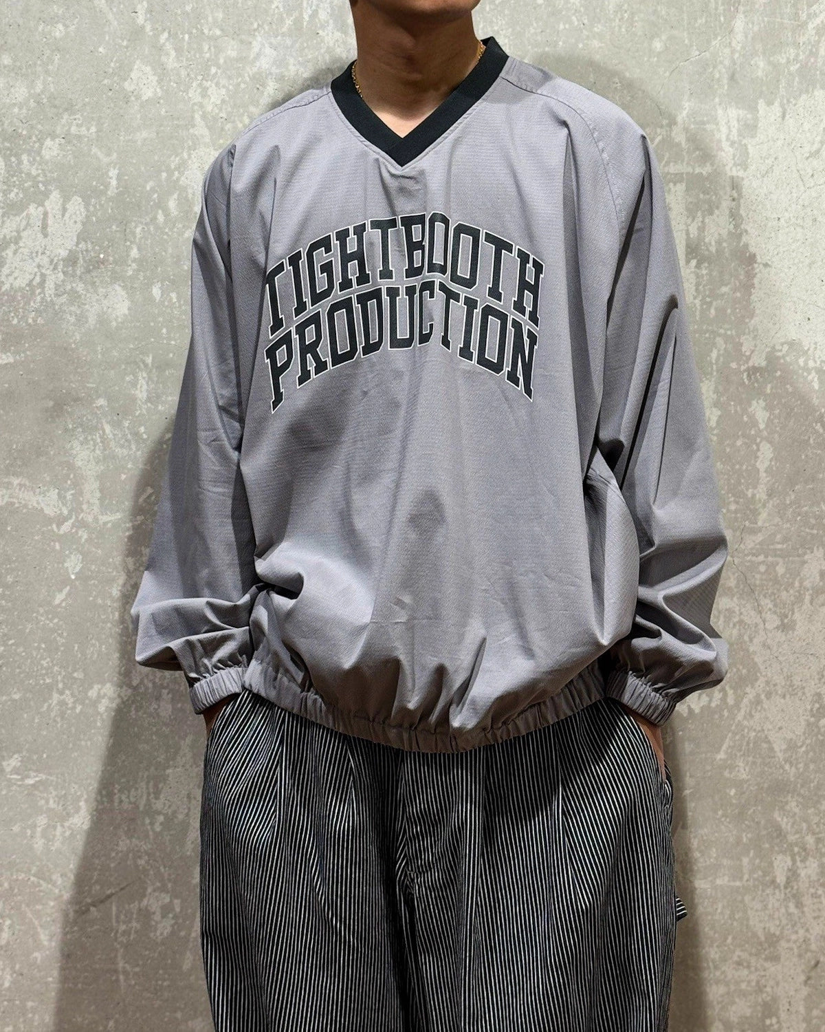 TIGHTBOOTH / COLLEGE WIND SHIRT (SS25-JK06)