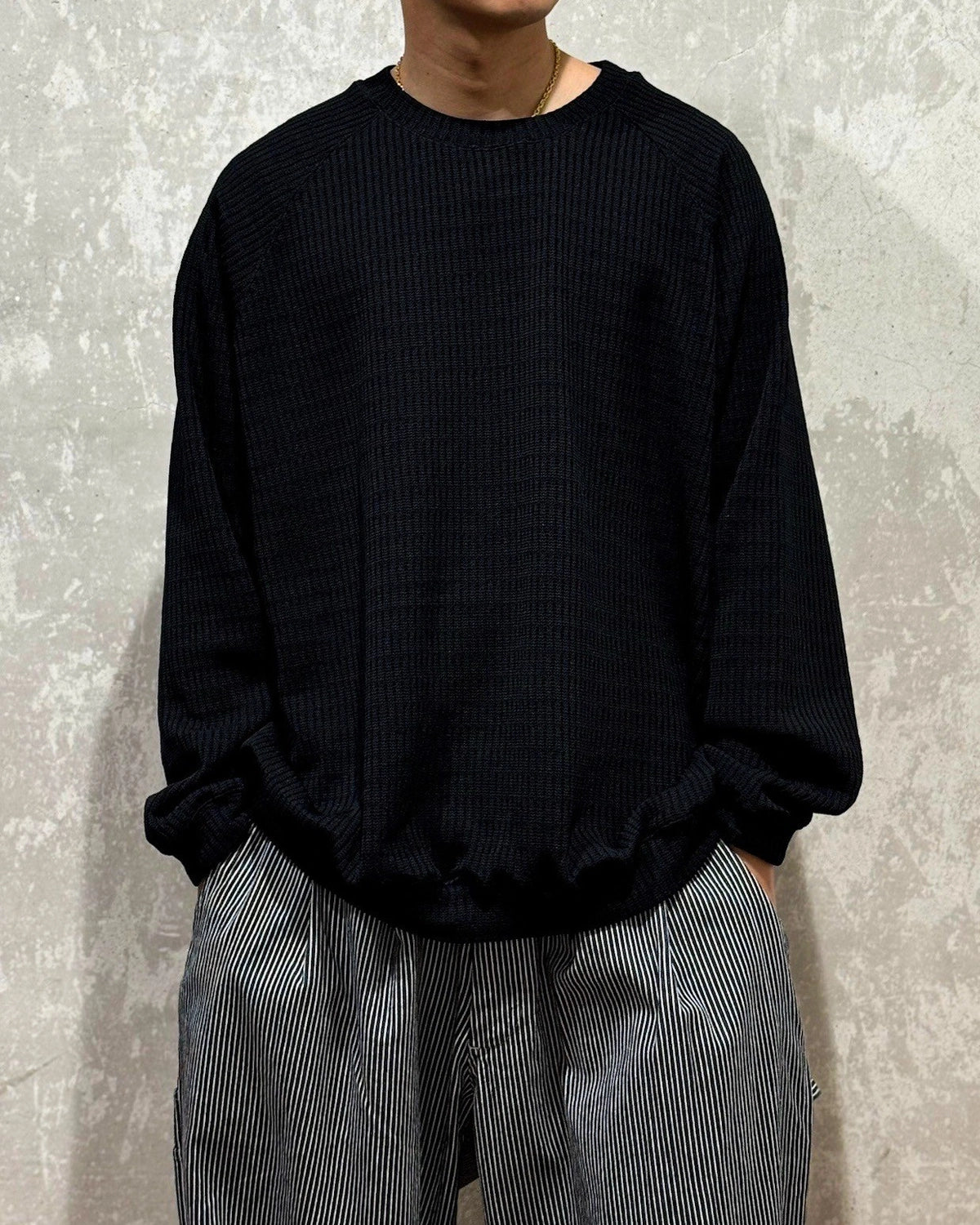 TIGHTBOOTH / MYSTERY GAUGE CREW KNIT (SS25-SW02)