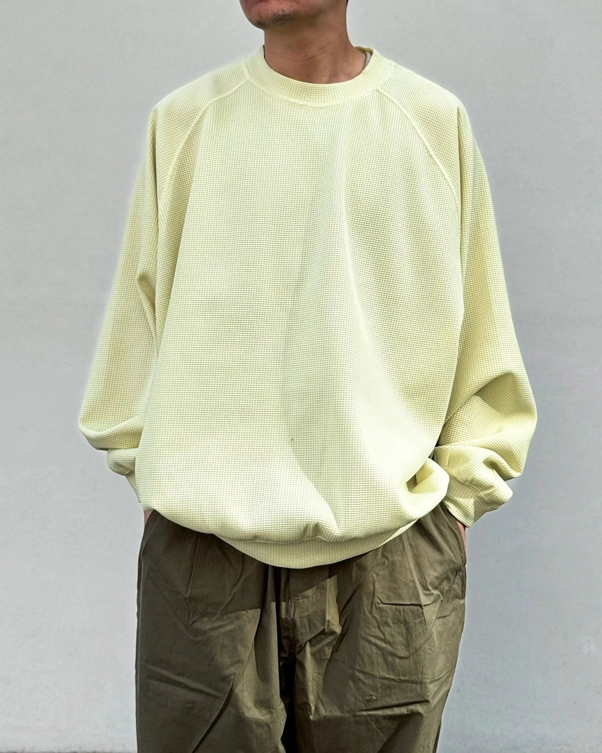 TIGHTBOOTH / WAFFLE CREW KNIT (SS26-SW03)