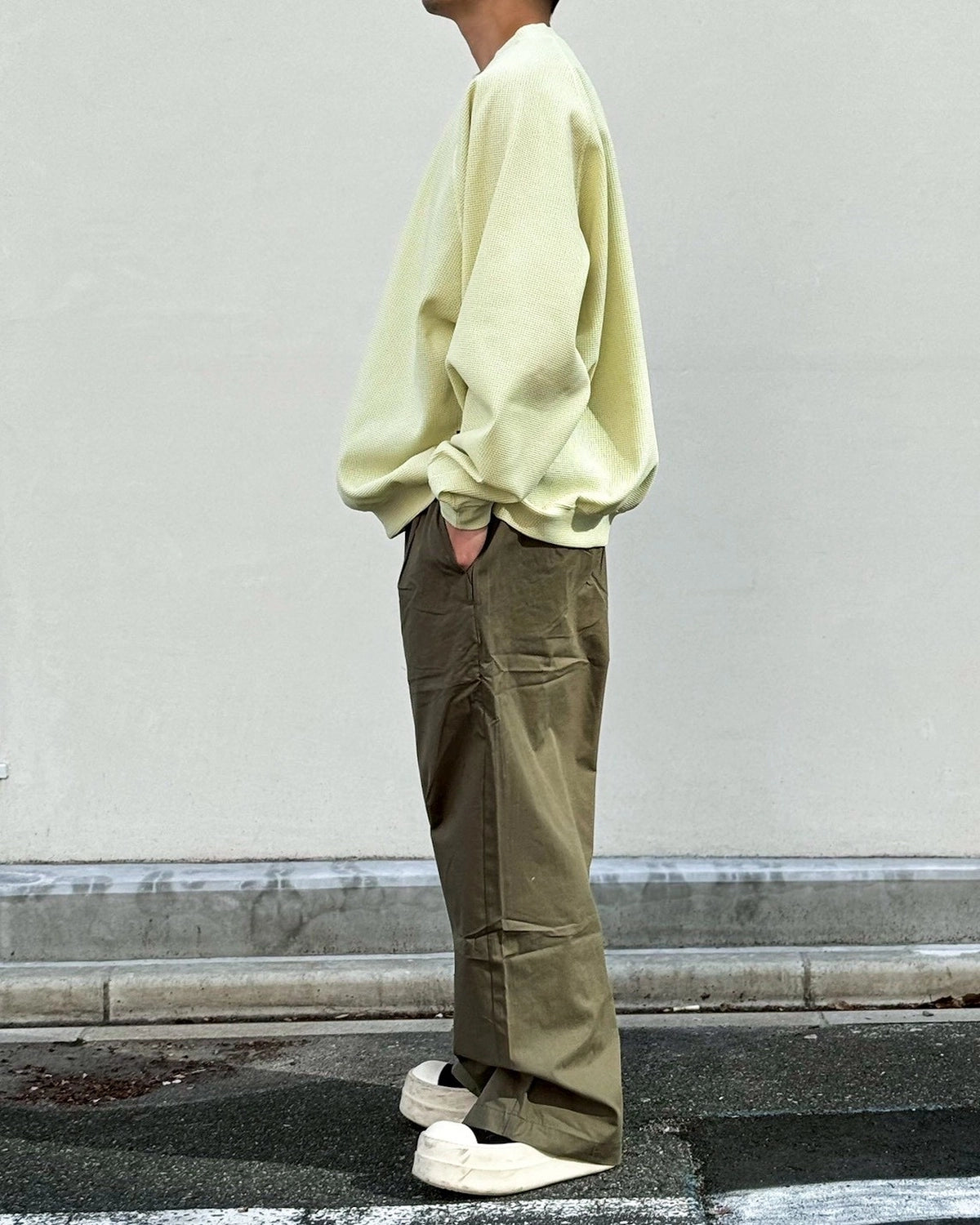 TIGHTBOOTH / WAFFLE CREW KNIT (SS26-SW03)