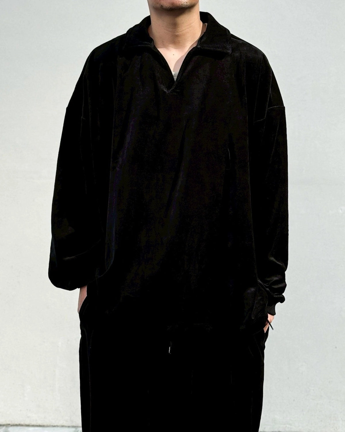 トップス TIGHTBOOTH TBPR SKIPPER VELOUR L/S SHIRT TIGHTBOOTH - SKIPPER VELOUR L/S SHIRT - SHRED