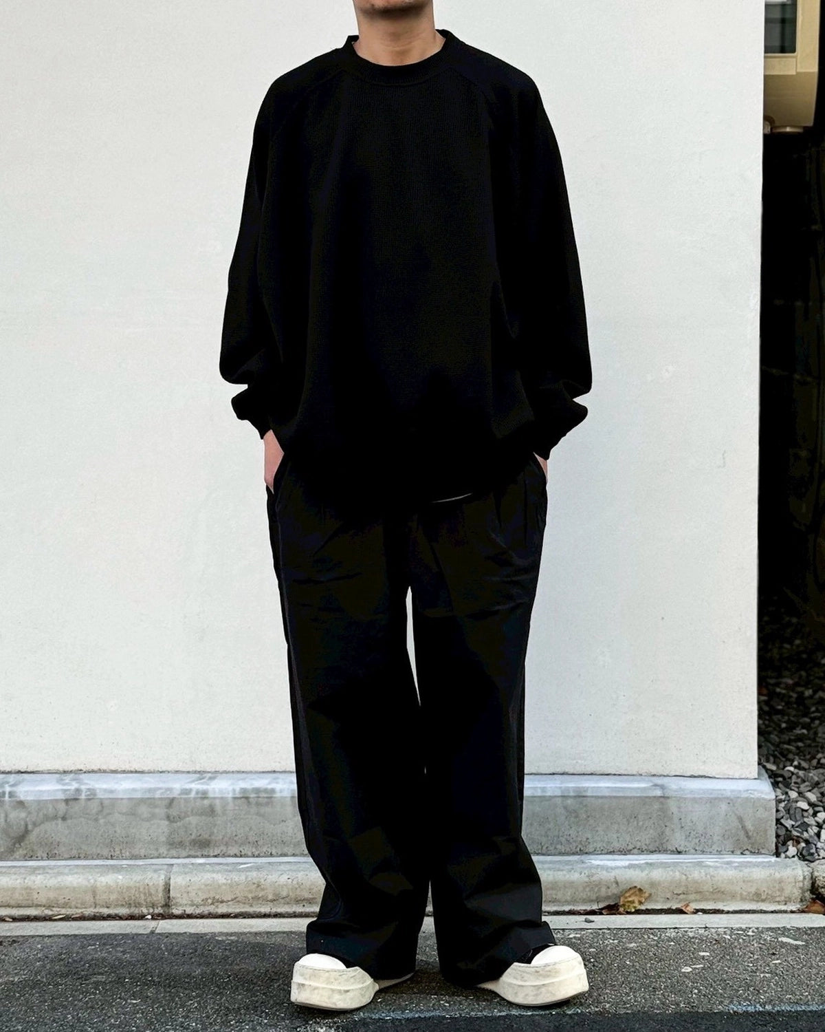 TIGHTBOOTH / WAFFLE CREW KNIT (SS26-SW03)