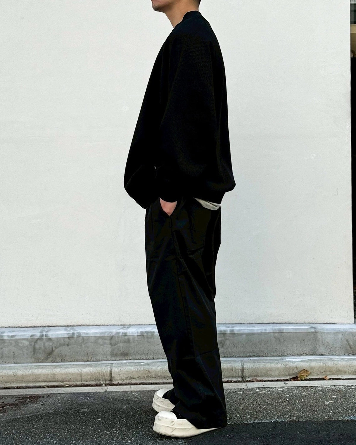 TIGHTBOOTH / WAFFLE CREW KNIT (SS26-SW03)