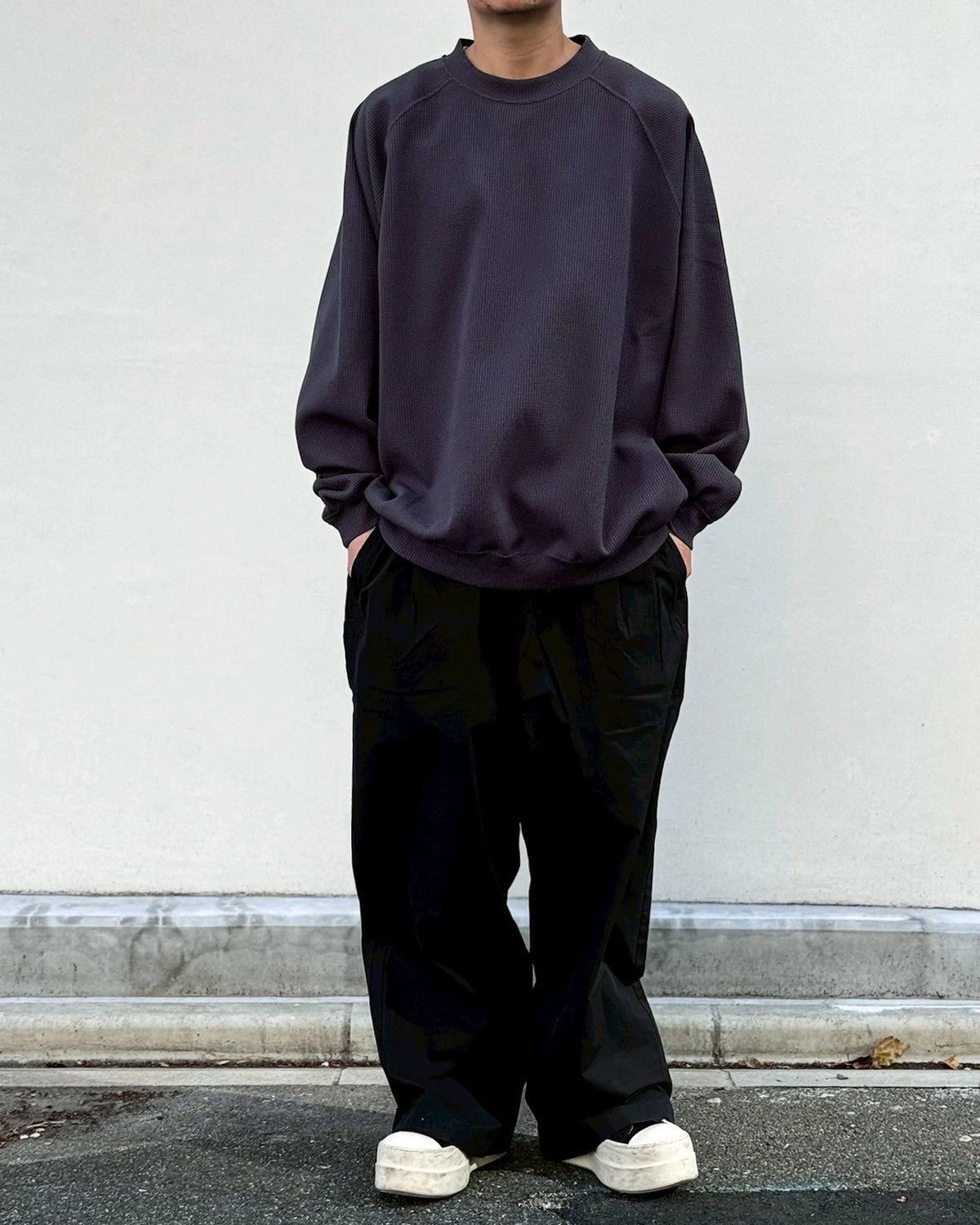 TIGHTBOOTH / WAFFLE CREW KNIT (SS26-SW03)