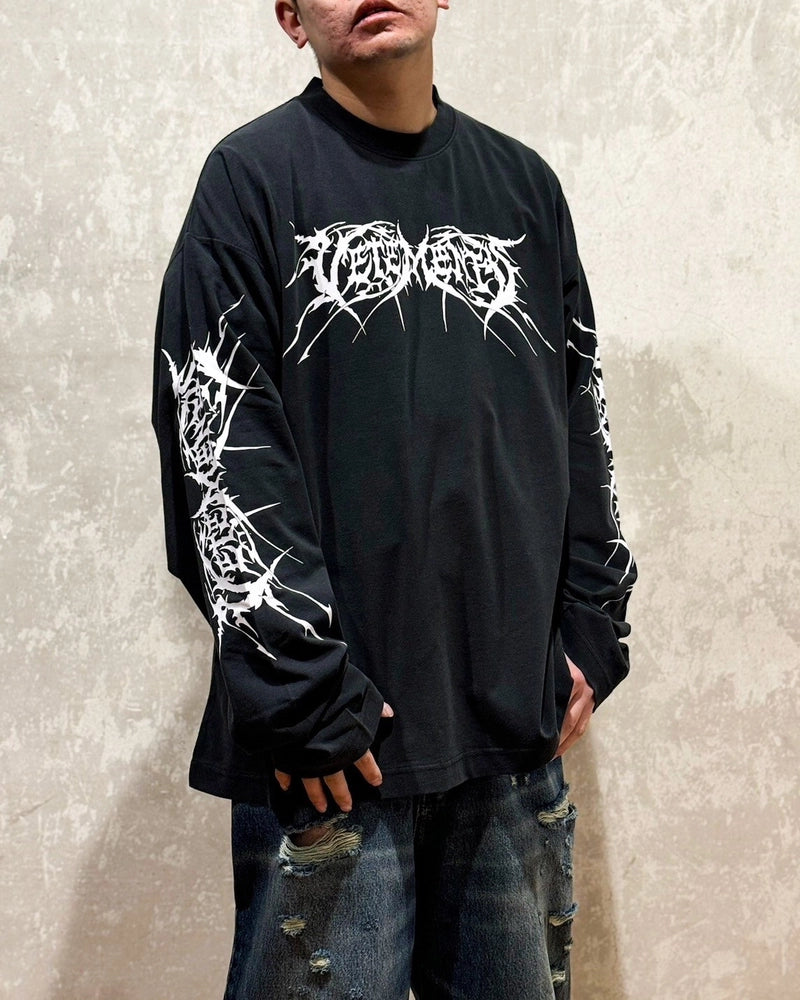 VETEMENTS / DEATH METAL LONGSLEEVE (UA66LS610BW1000)