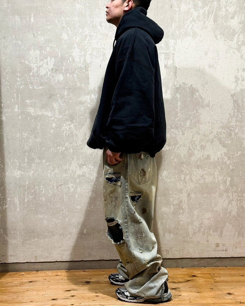 VETEMENTS / TRASHED BAGGY JEANS (UA66PA590L2804)