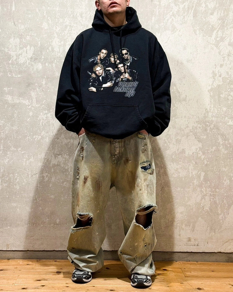 VETEMENTS / TRASHED BAGGY JEANS (UA66PA590L2804)