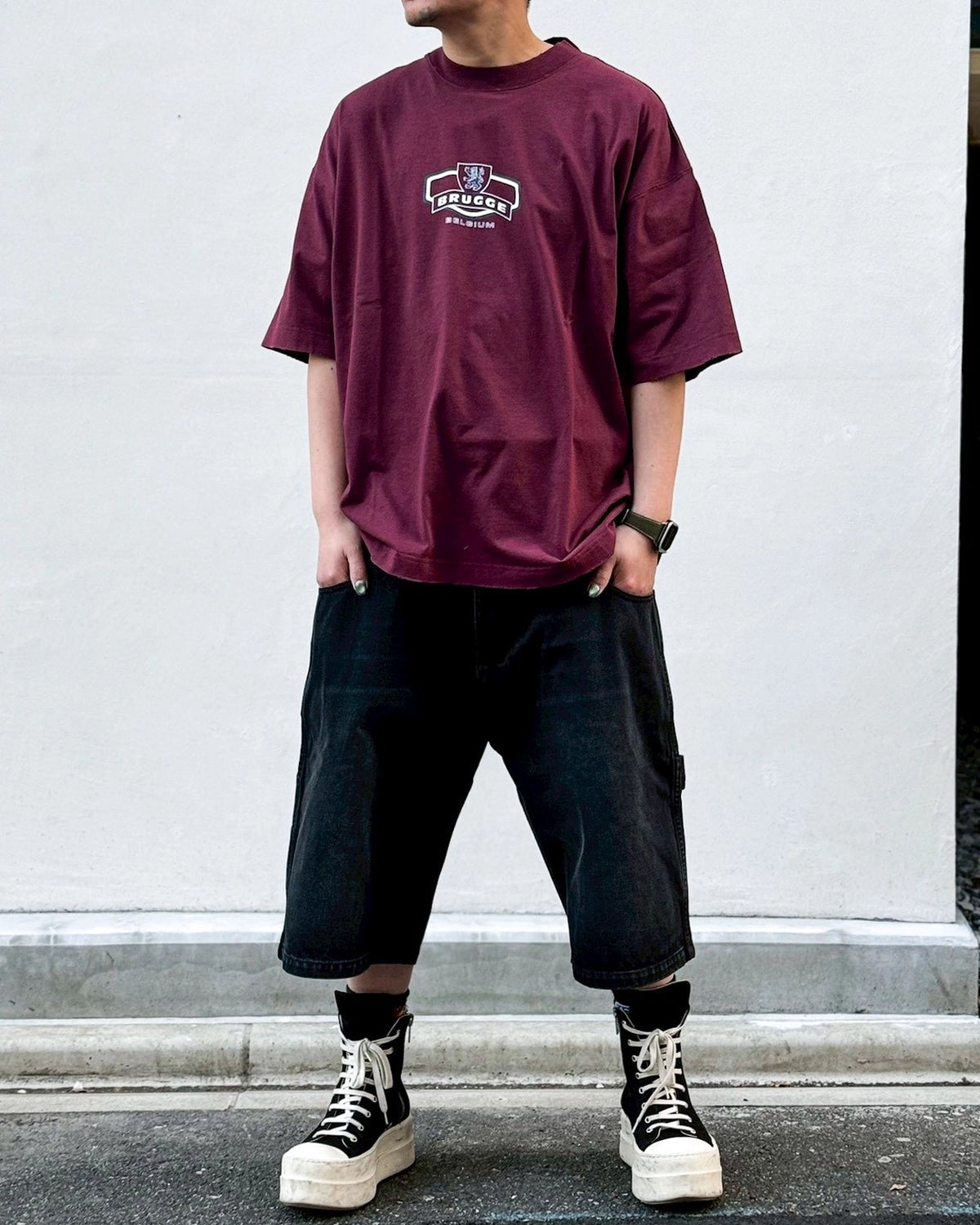 VETEMENTS / BRUGGE TOURIST T-SHIRT (ME76TR248OX)