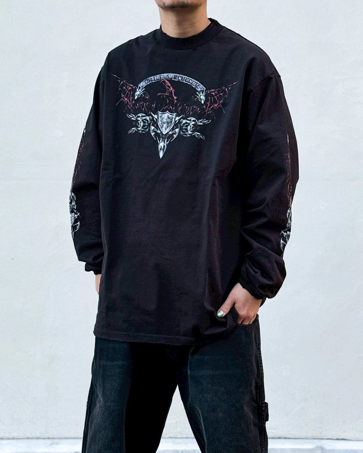 VETEMENTS / METAL LONGSLEEVE (ME76LS194BX)