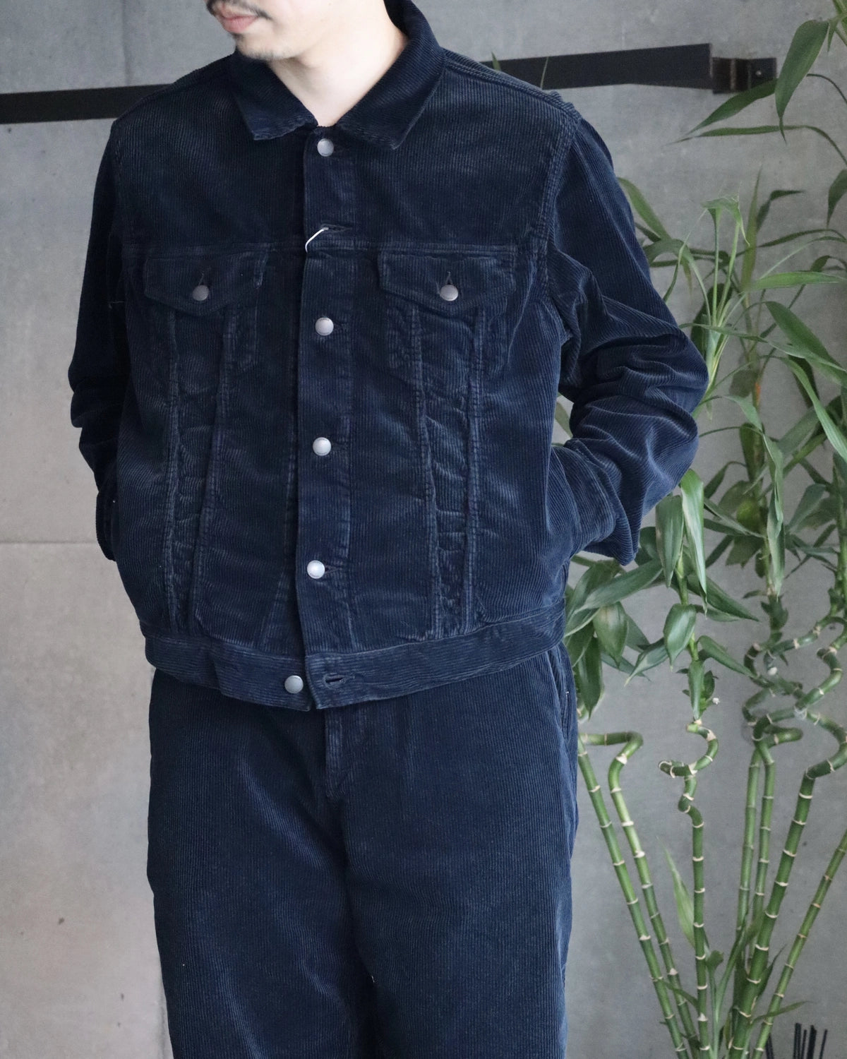 vowels / Corduroy Trucker Jacket (VO-26AW-OW060)